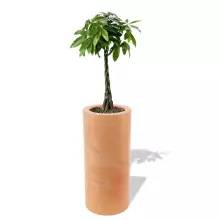 Donica z polietylenu HEBE PL-HE70-PD terakota