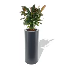 Donica z polietylenu HEBE PL-HE89-PD antracyt