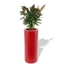 Donica z polietylenu HEBE PL-HE89-PD czerwony