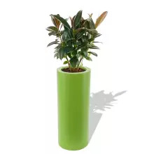 Donica z polietylenu HEBE PL-HE89-PD limonka