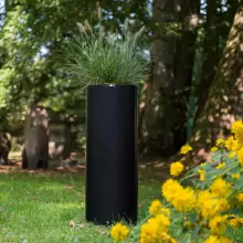 Donica z polietylenu HEBE PL-HE89-PD czarny