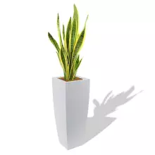 Donica z polietylenu JUNO PL-JU75 biały