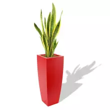 Donica z polietylenu JUNO PL-JU75­-PD czerwony