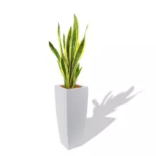 Donica z polietylenu JUNO PL-JU92-PD biały