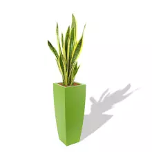 Donica z polietylenu JUNO PL-JU92-PD limonka