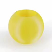 Donica z polietylenu JUPITER PL-JU64 cytryna