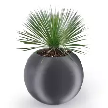 Donica z polietylenu JUPITER PL-JU80 antracyt