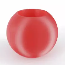 Donica z polietylenu JUPITER PL-JU80 czerwony