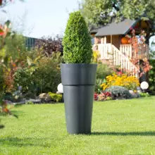 Donica z polietylenu KARI PL-KA100 antracyt