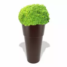 Donica z polietylenu KARI PL-KA100 czekolada