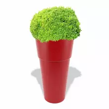 Donica z polietylenu KARI PL-KA100 czerwony