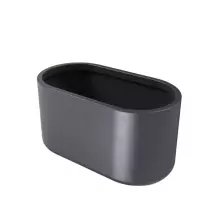 Antracytowa donica LETO PL-LE42