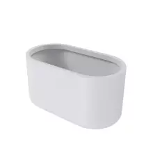 Biała donica LETO PL-LE42