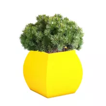 Donica z polietylenu MARS PL-MA51 cytryna