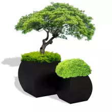 Donica z polietylenu MARS PL-MA100 czarny