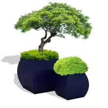 Donica z polietylenu MARS PL-MA70 niebieski