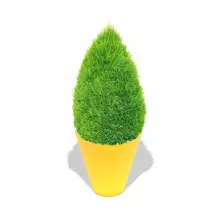 Donica z polietylenu MERCURY PL-ME60 cytryna