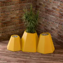 Donica z polietylenu MONT ST-MONT40-PD cytryna