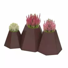 Donica z polietylenu MONT ST-MONT40-PD czekolada