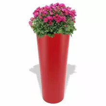 Donica z polietylenu NEPTUN PL-NE125 czerwony