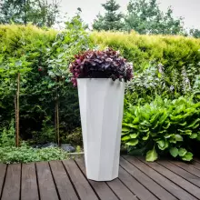 Donica z polietylenu OCTAVIA PL-OC100-PD biały