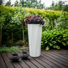 Donica z polietylenu OCTAVIA PL-OC79-PD biały