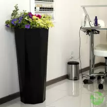 Donica z polietylenu OCTAVIA PL-OC100-PD czarny