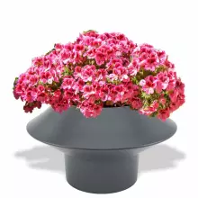 Donica z polietylenu PAGODA 46 antracyt