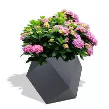 Donica z polietylenu PANDORA PL-PA55 antracyt