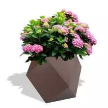 Donica z polietylenu PANDORA PL-PA55 czekolada