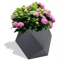 Donica z polietylenu PANDORA PL-PA75 antracyt