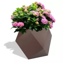 Donica z polietylenu PANDORA PL-PA75 czekolada