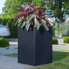 Donica z polietylenu QUADRI PL-QU60 antracyt