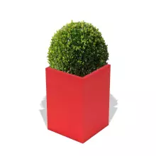 Donica z polietylenu QUADRI PL-QU60 czerwony