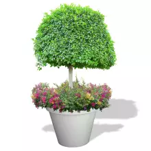 Donica z polietylenu SATURN PL-SA94 biały