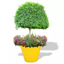 Donica z polietylenu SATURN PL-SA94 cytryna