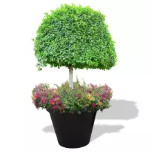 Donica z polietylenu SATURN PL-SA94 czarny