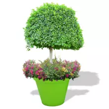 Donica z polietylenu SATURN PL-SA94 limonka