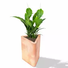 Donica z polietylenu TRITON PL-TR68-PD terakota