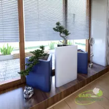 Donica z polietylenu TRITON PL-TR48-PD biały