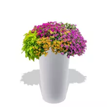 Donica z polietylenu URAN PL-UR128 biały