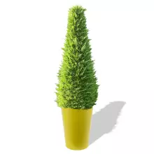 Donica z polietylenu URAN PL-UR60 cytryna