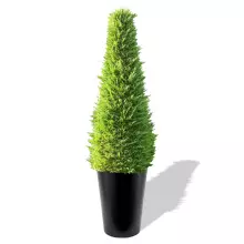 Donica z polietylenu URAN PL-UR60-PD czarny