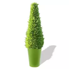 Donica z polietylenu URAN PL-UR60-PD limonka