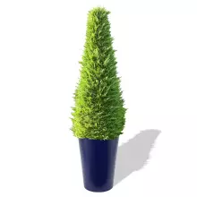 Donica z polietylenu URAN PL-UR60 niebieski