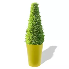 Donica z polietylenu URAN PL-UR97 cytryna