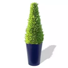 Donica z polietylenu URAN PL-UR97 niebieski