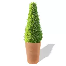 Donica z polietylenu URAN PL-UR97 terakota