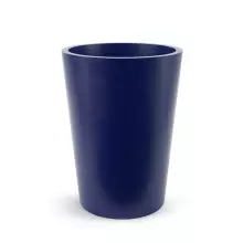 Niebieska stożkowa donica Uran 60 cm