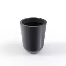 Antracytowa stożkowa donica Westa 70 cm